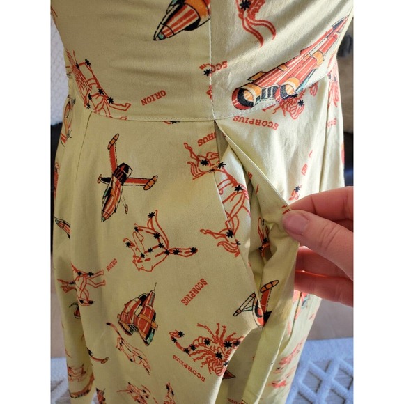 Bernie Dexter Celestial Sky Horoscope Zodiac Space Pinup Astrology dress - Picture 4 of 12
